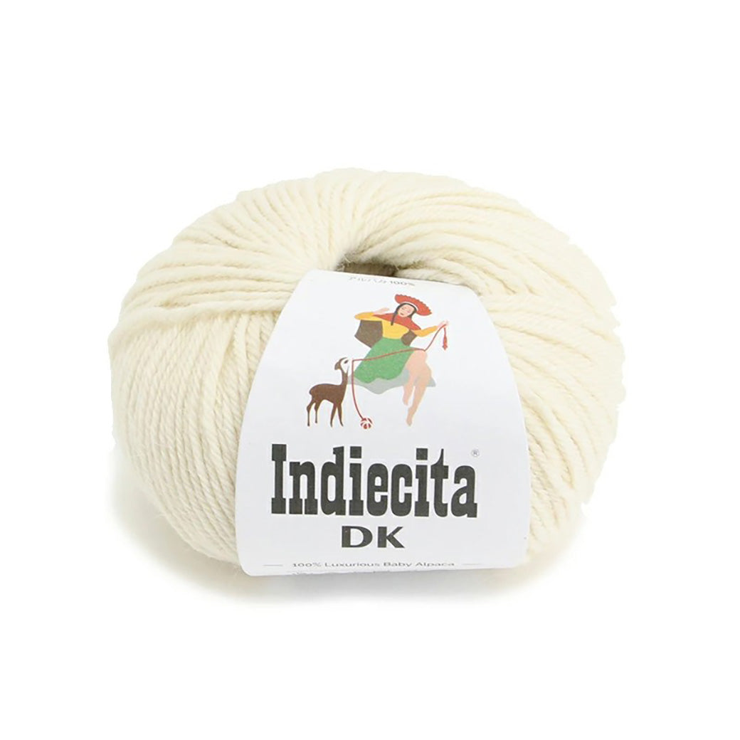 毛糸 【 NASKA Indiecita DK 50g #100 】 秋冬毛糸 毛糸 インディシタ