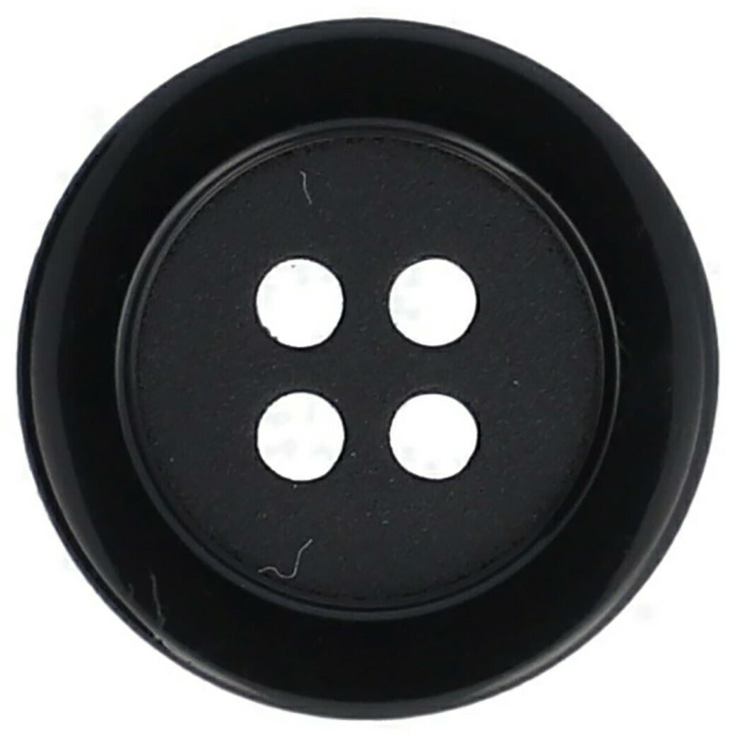 清原 【 サンコッコー ベーシックボタン ブラック 8個入 18mm SUN10-130 】 ボタン 釦 スラックスパンツ パンツ ズボン ボトムス 洋裁 服つくり 服作り スカート ボトムススカート 制服 シャツボタン 中