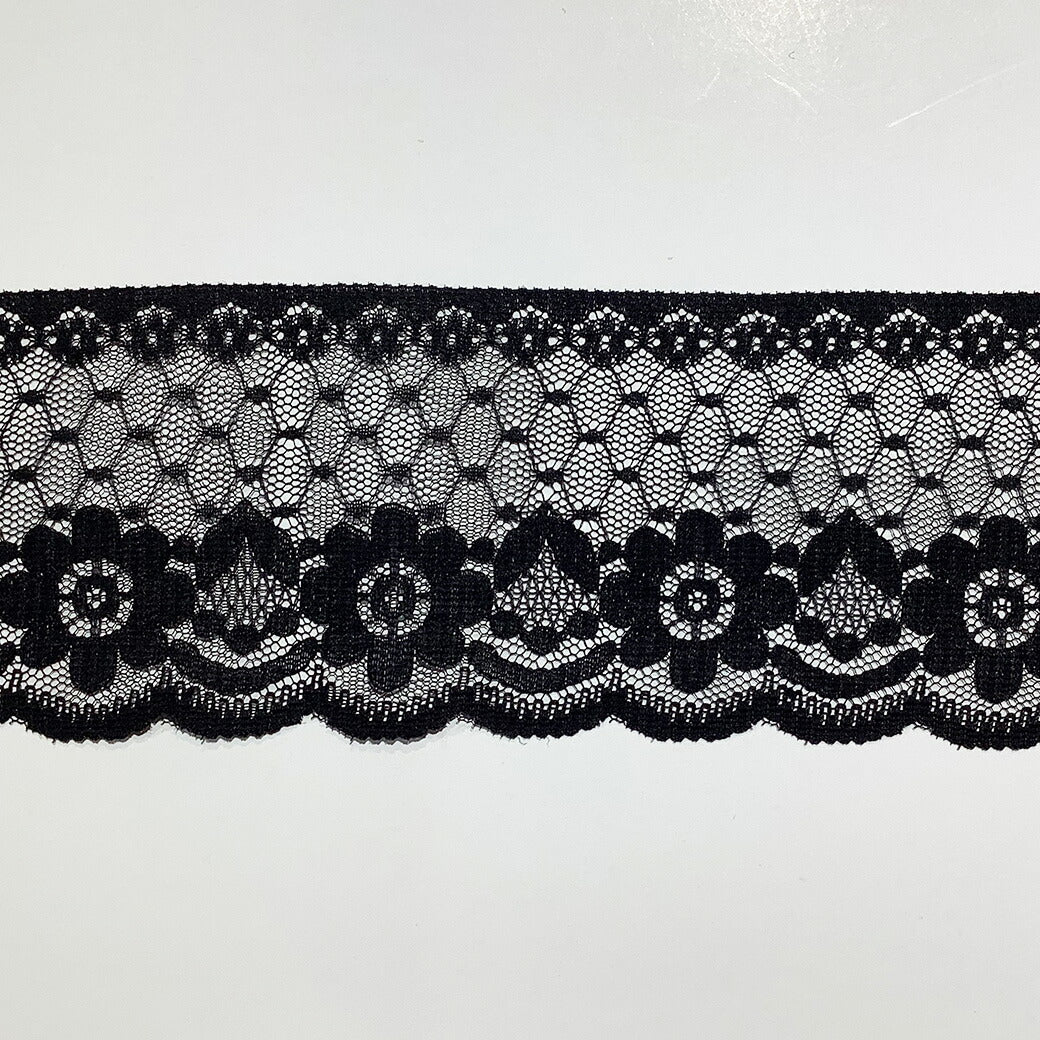 リボン 【 ラッセルレースリボン 9色 】 レースリボン ラッセルレース 刺しゅうリボン レース刺繍 花柄 刺繍リボン 花柄刺繍 コスプレ 袖フリル 仮装 ハロウィン 飾り Dハロ ベビー服 スタイ 靴下 アレンジ お遊戯会 発表会 ヘアアクセ 衣装 クリスマス Textile world TOA