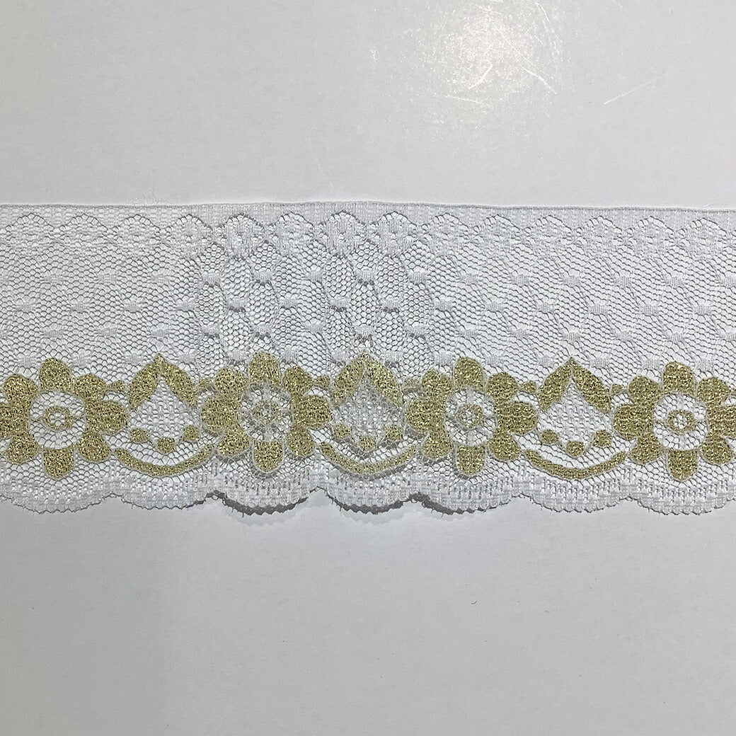 リボン 【 ラッセルレースリボン 9色 】 レースリボン ラッセルレース 刺しゅうリボン レース刺繍 花柄 刺繍リボン 花柄刺繍 コスプレ 袖フリル 仮装 ハロウィン 飾り Dハロ ベビー服 スタイ 靴下 アレンジ お遊戯会 発表会 ヘアアクセ 衣装 クリスマス Textile world TOA