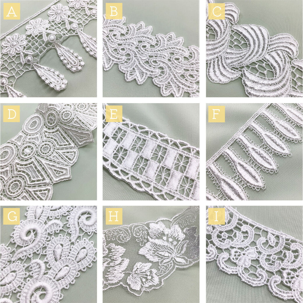 【エンブロイダリーレース インド綿】リボン 刺繍レースリボン レーステープ 刺しゅうレース 綿レース インド綿 コットンレース 花柄 葉柄 リーフ フラワー 幾何学 パターン ハンドメイド 手作り 女の子 男の子 手作り 襟 定番 手芸 布 綿100% 装飾 北欧 textile world toa