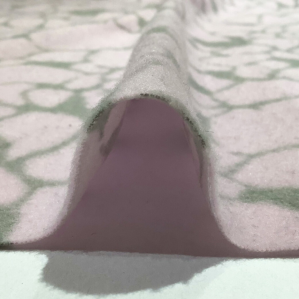 生地 【 パウダーストレッチプリント ピンク×グレー 】 フリース フリース生地 水面 水面模様 波紋 迷彩柄 迷彩生地 迷彩 迷彩プリント ペット服 スヌード ネックウォーマー ブランケット 湯たんぽカバー アウトドア ジャケット フリースジャケット Textile world TOA