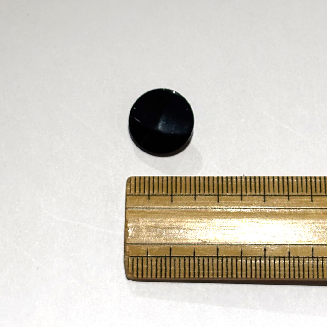 ボタン 【 二つ穴ボタン 黒 15mm 】 2つ穴 ぼたん 釦 シャツボタン ワイシャツ 袖口