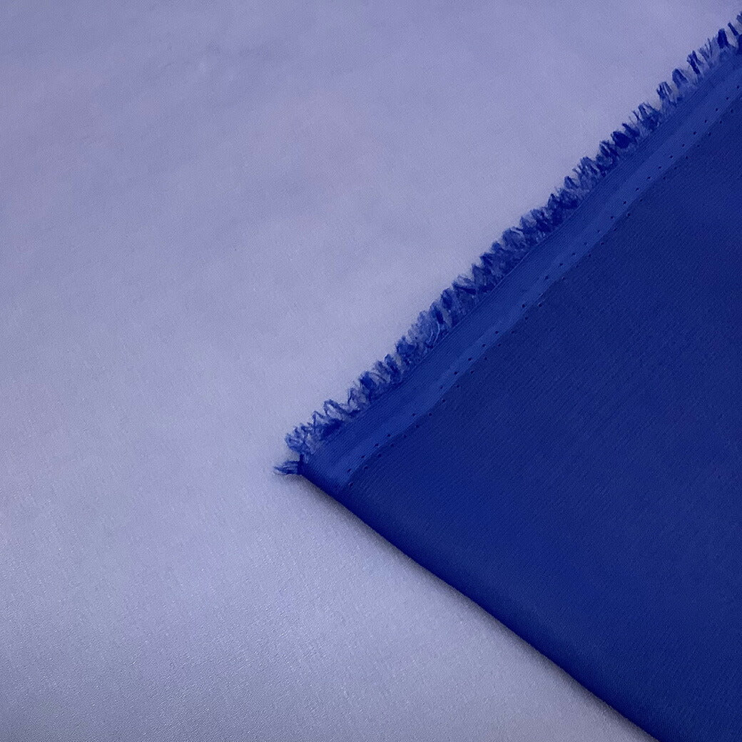 生地 【 50dシフォン ブルー 】 シフォン 生地 シフォン生地 ポリエステルシフォン 50デニール シフォン 薄手 薄手生地 無地 舞台衣装 コスプレ衣装 ハロウィン 仮装 コスプレ ダンス衣装 コスチューム イベント装飾 ドレス 発表会 推し活 chiffon Textile World Toa