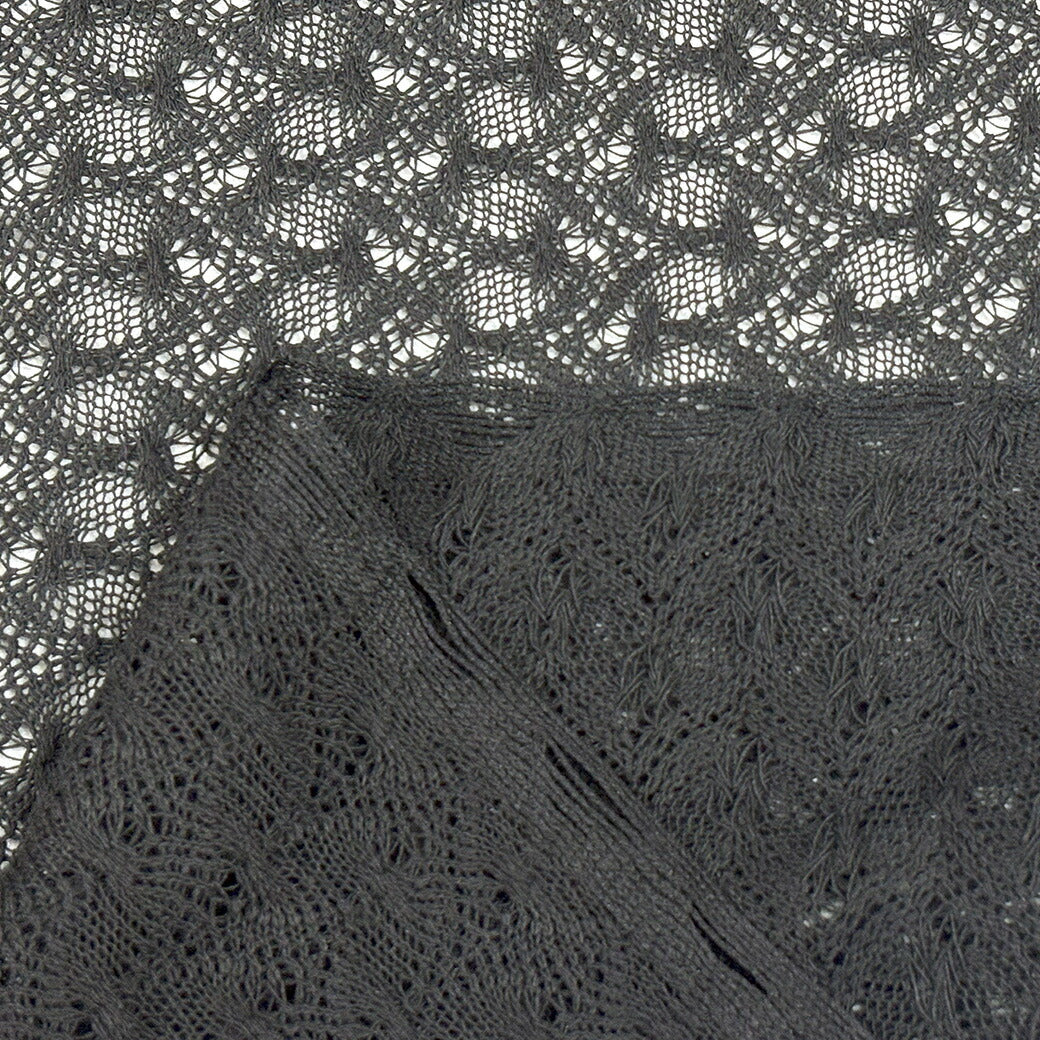 生地 【 綿ポリレース 黒 】 レース レース生地 綿混生地 綿 ポリエステル 刺繍 レース刺繍 ワンピーズ チュニック スカート ドレス ブライダル ウェディング コスプレ カーディガン エレガント 可愛い ベール ハンドメイド 手芸 手作り ソーイング Textile World TOA