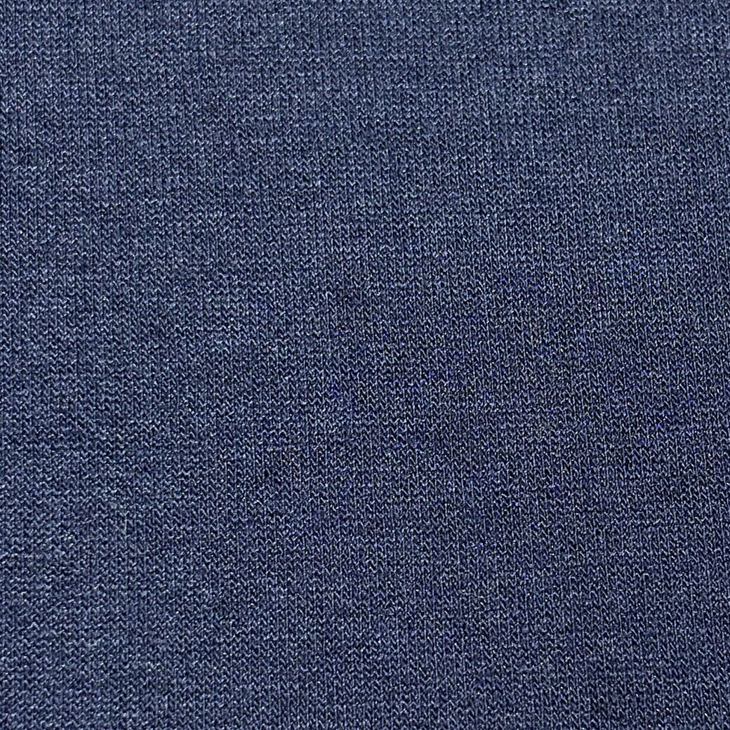生地【 綿ポリニット ネイビー 】ニット生地 180cm巾 幅広 CPニット 綿混生地 無地 シンプル Tシャツ カットソー ワンピース チュニック スカート パンツ ベビーウェア 犬服 カバーリング 衣装 ハンドメイド 手芸