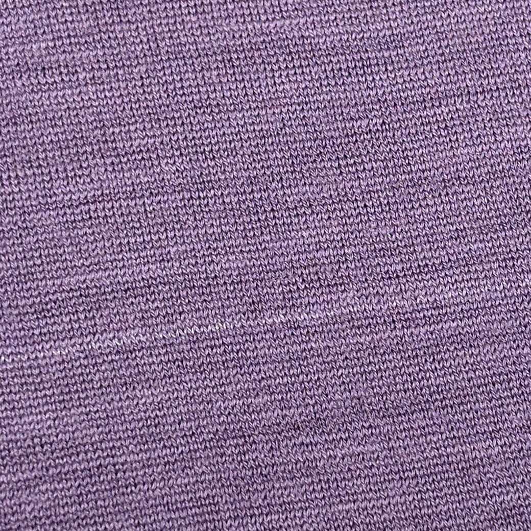 生地【 ニット パープル 】ウールニット ソフトニット 160cm巾 幅広 薄手 薄い ボーダー 縞々 シンプル Tシャツ カットソー ワンピース チュニック スカート パンツ ベビーウェア 犬服 カバーリング 衣装 ハンドメ