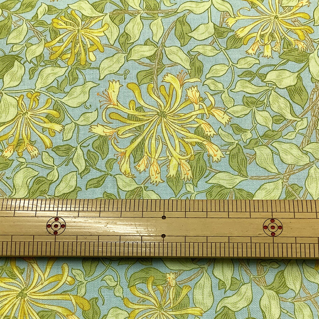 生地 【 V&A Fabric Collection ハニーサックル 】 シーチング 110cm巾 コットン 綿100% 薄手