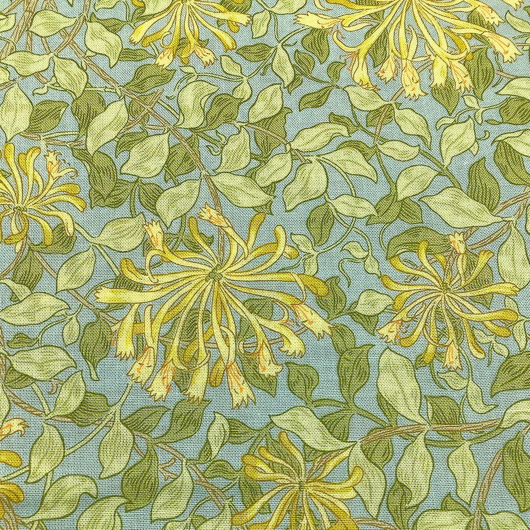 生地 【 V&A Fabric Collection ハニーサックル 】 シーチング 110cm巾 コットン 綿100% 薄手