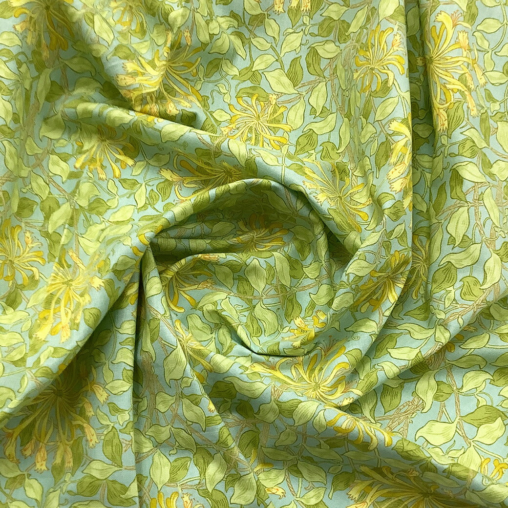 生地 【 V&A Fabric Collection ハニーサックル 】 シーチング 110cm巾 コットン 綿100% 薄手