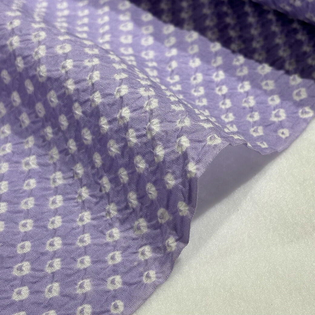 【訳あり】 【 有松絞り 三浦絞り 藤色 12.5m巻き 巾40cm 】 生地 一反 巻き売り 有松染め 鳴海絞り 有松鳴海絞り 浴衣生地 甚平生地 浴衣 ゆかた しぼり浴衣 絞り浴衣 絞り染め 兵児帯 夏着物 風呂敷 一反販