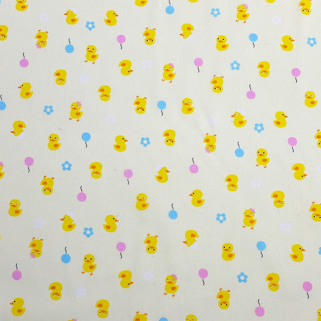 生地 【 ひよこプリント 3色 】 ひよこ シーチング シーチング生地 アヒル 綿プリント 綿生地 綿プリ コットンプリント プリント生地 可愛い 女の子 赤ちゃん ベビー 子ども服 ベビー用品 保育園 幼稚園 入園 入園準備