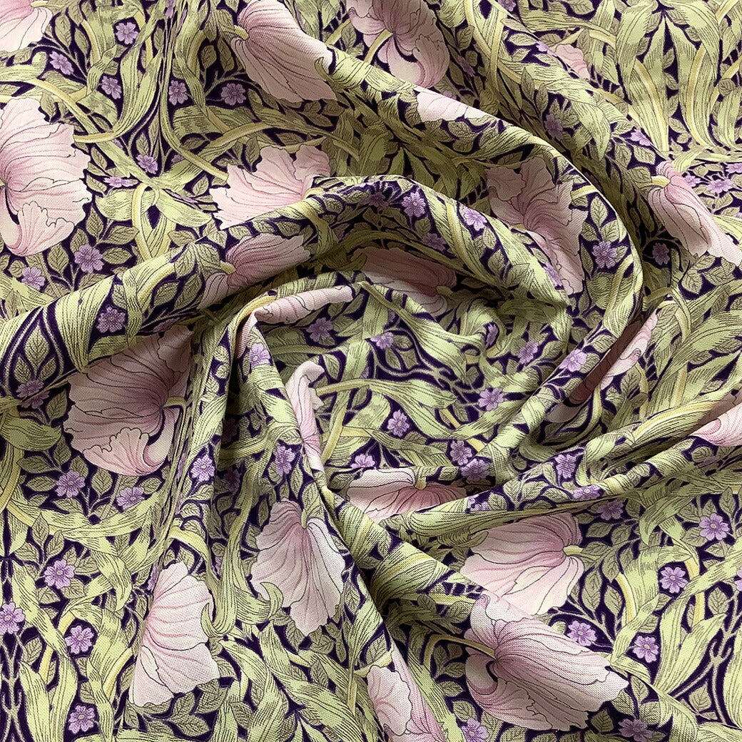生地 【 V&A Fabric Collection ピンパネル 】 シーチング 110cm巾 コットン 綿100% 薄手