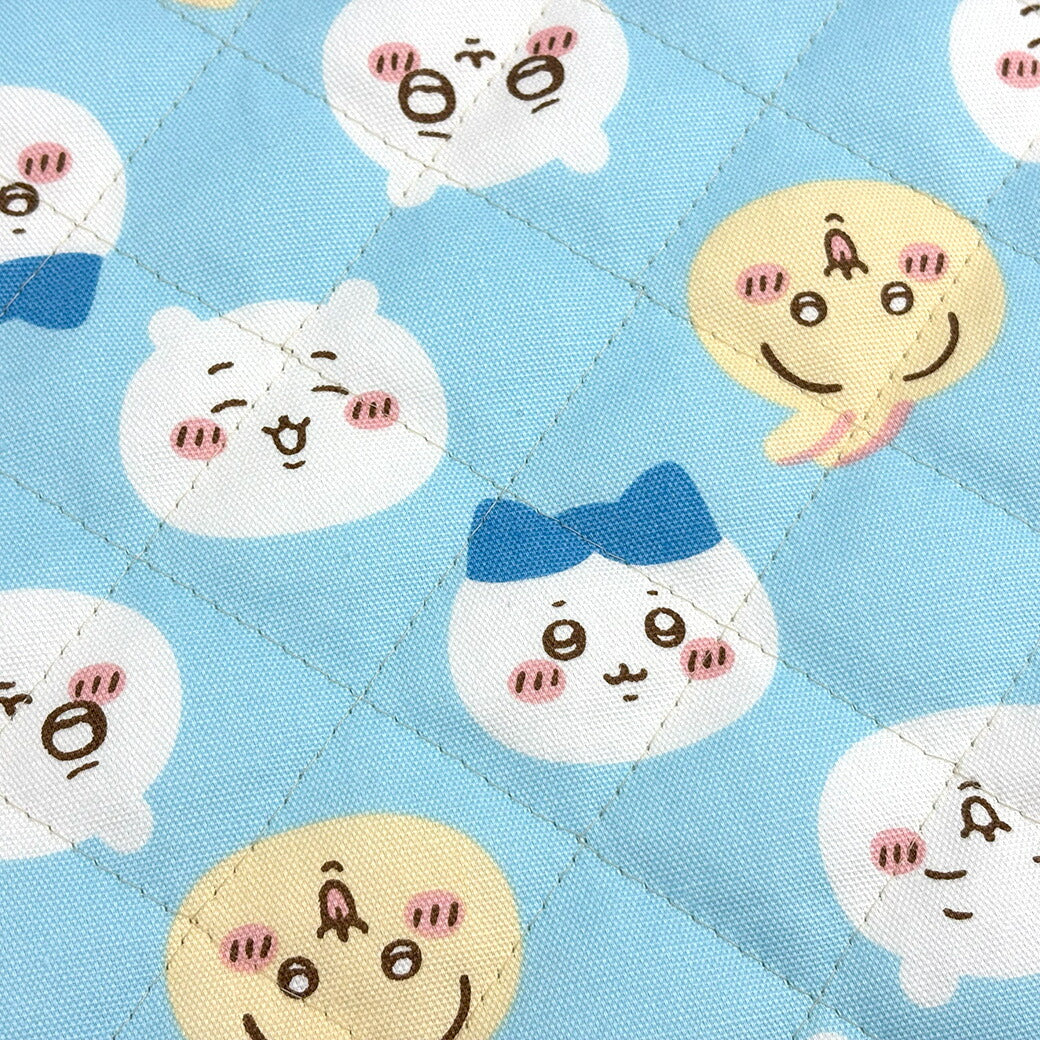 生地 【 ちいかわ キルティング ブルー 】 ちいかわ ちいかわ生地 キルト生地 キルティング 生地 男の子 女の子 キャラクター生地 うさぎ ハチワレ 入園 入学 新学期準備 幼稚園 可愛い レッスンバッグ 習い事バッグ ト