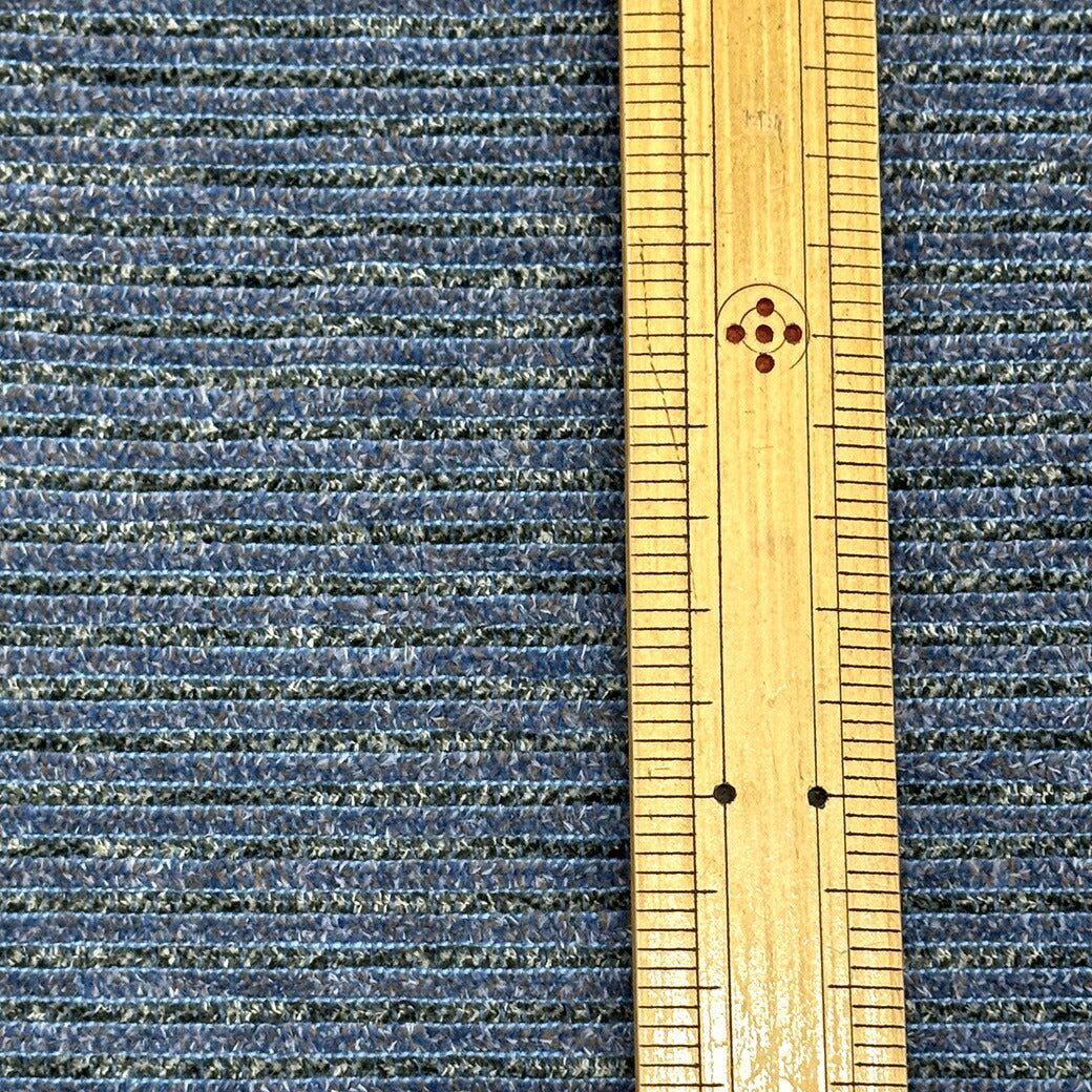 生地【 モールボーダー ブルーグレー 】モール生地 100cm巾 ボーダー しましま ポリエステル 人形 シンプル 衣装 あったか 上品 高級感 立体感 滑らか スリッパ バッグ 巾着 ポーチ カバーリング ラグ インテリア ハンドメイド 手芸 Textile World TOA
