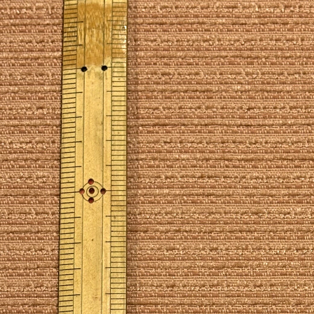 生地【 モールボーダー サーモン 】モール生地 100cm巾 ボーダー しましま ポリエステル 人形 シンプル 衣装 あったか 上品 高級感 立体感 滑らか スリッパ バッグ 巾着 ポーチ カバーリング ラグ インテリア ハンドメイド 手芸 Textile World TOA