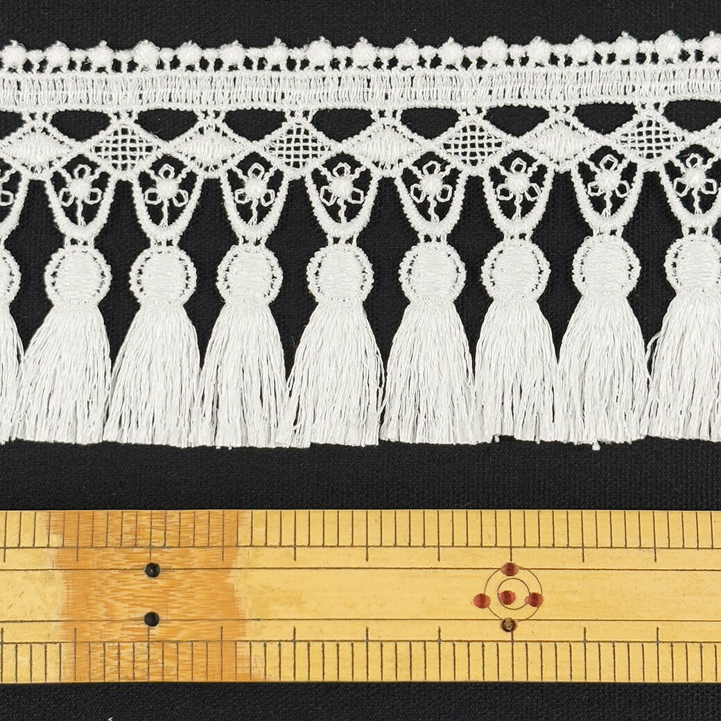 リボン【 フリンジテープ 60mm 】フリンジレース レーステープ レースリボン 刺繍リボン レース刺繍 刺繍テープ ハンドメイド資材 可愛い 手芸用テープ リボンテープ 洋裁 ハンドメイド 手芸用 パーツ 布雑貨 副