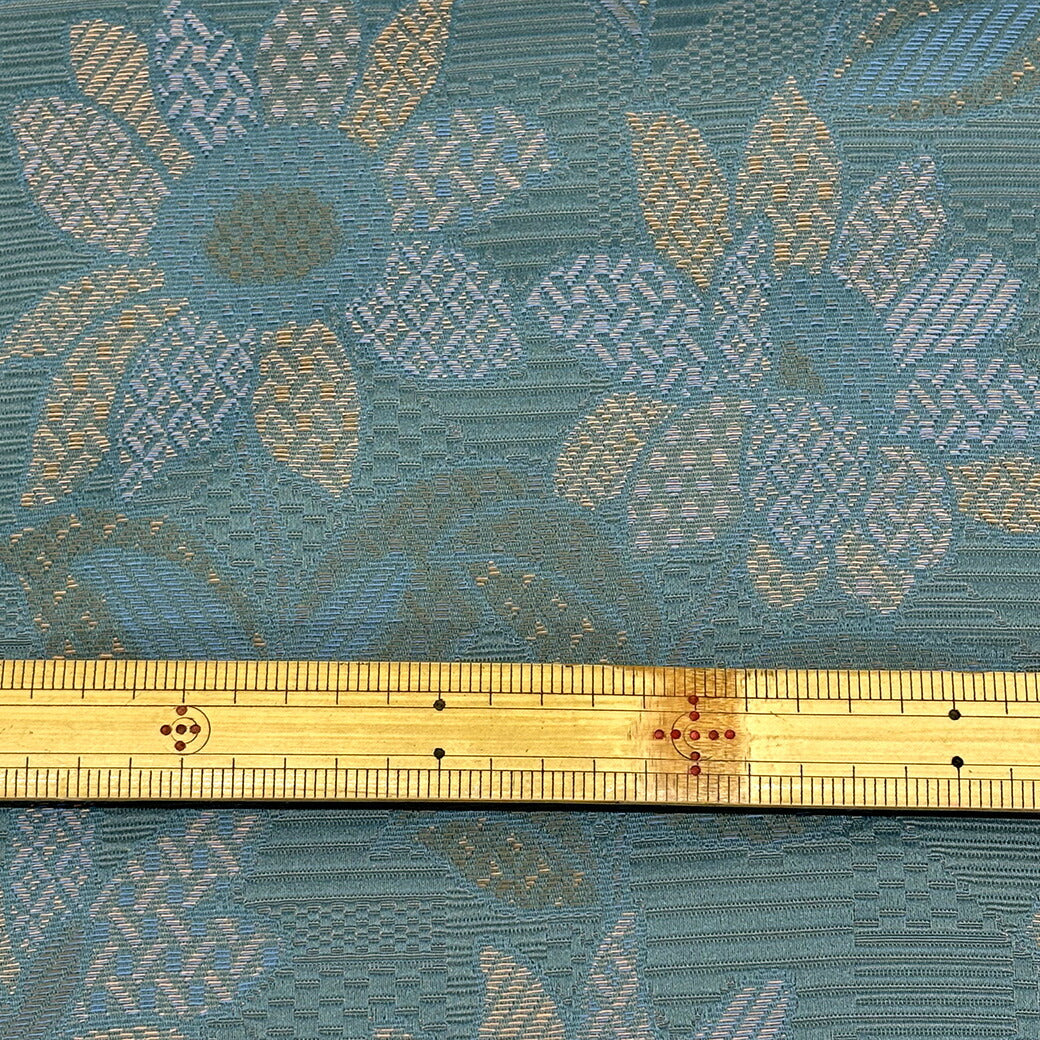 生地【 ディオネイジャガード 深緑 】 ジャガード生地 ジャガード織り 100cm巾 織物 花柄 衣装 インテリア クッションカバー ポーチ バッグ 小物 テーブルクロス ディスプレイ カーテン クラシカル ハンドメイド 手芸
