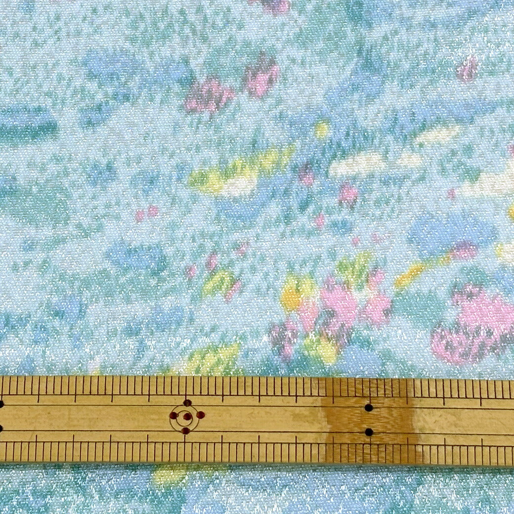 生地【 イプサジャガード ポップ 】ジャガード生地 ジャガード織り ゴブラン 織物 総柄 水彩画 絵画 風景画 布地 衣装 インテリア ハンドメイド 手芸 クッションカバー スカート ポーチ バッグ 小物 テーブルクロス ディ