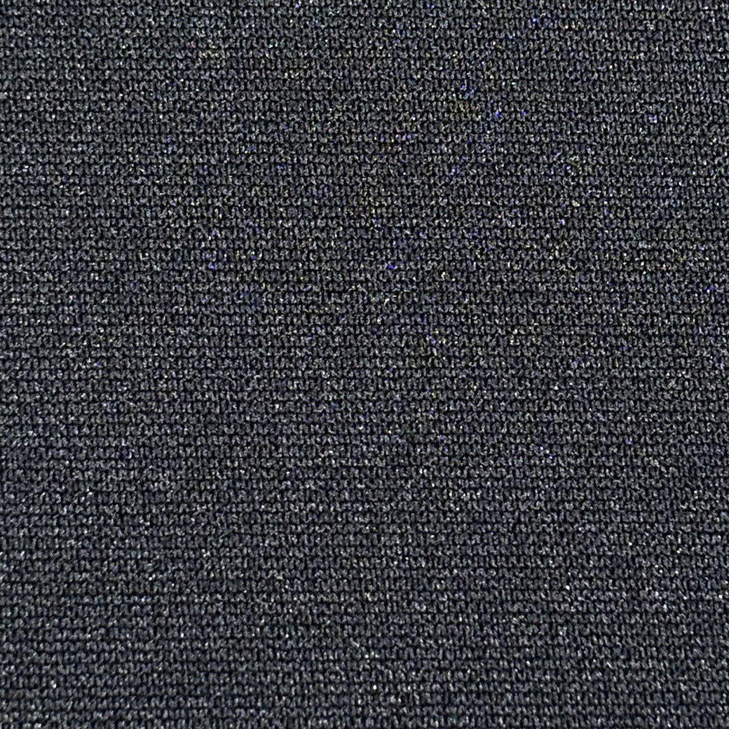 生地【 ニットジャージ 黒 】ポリエステルニット ジャージ生地 170cm巾 幅広 無地 ポリウレタン ストレッチ シンプル Tシャツ カットソー ワンピース チュニック スカート パンツ ユニフォーム 犬服 カバーリング 衣