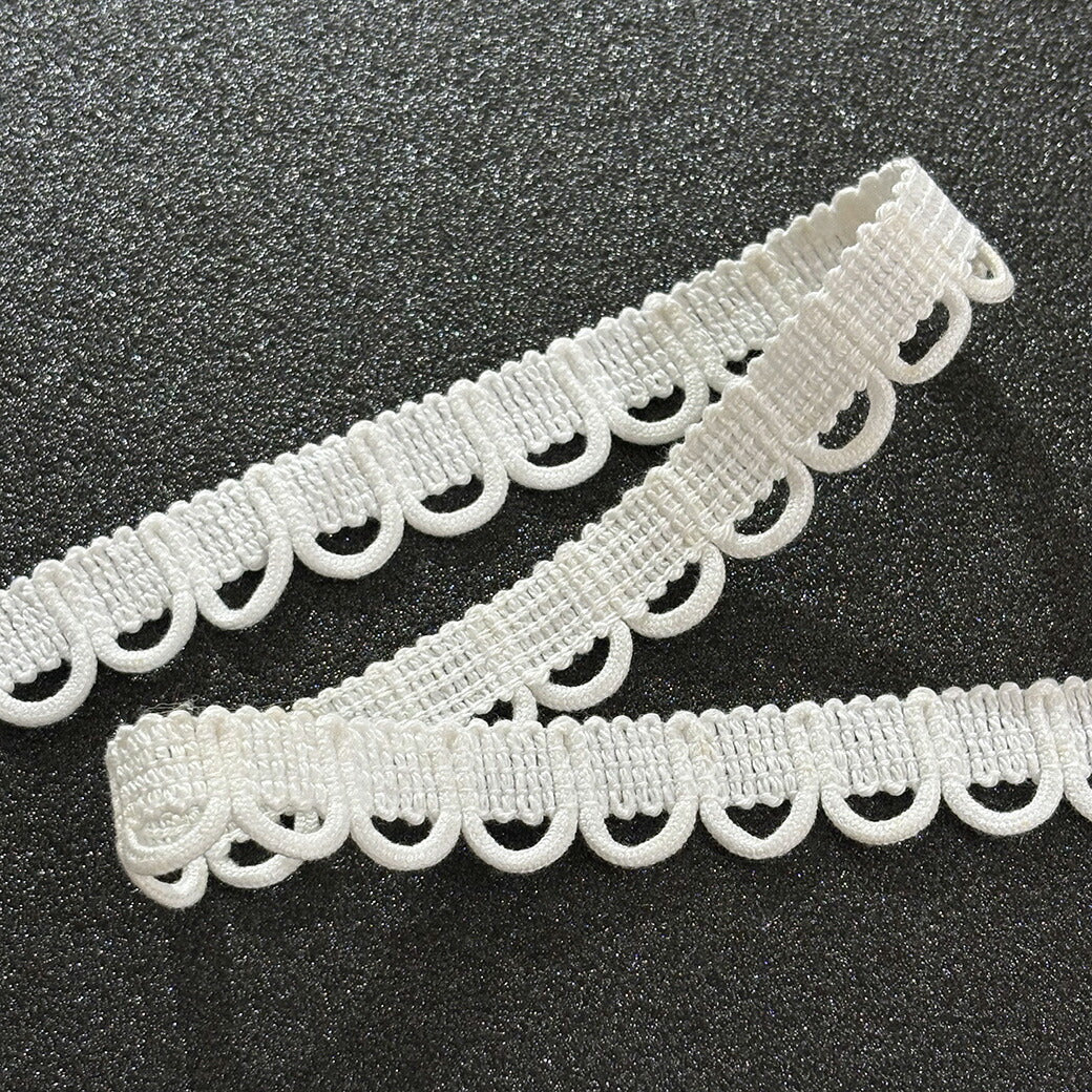 リボン【 レース M05 レーヨンブレード オフ 】レースリボン 刺繍リボン 半円 レース刺繍 刺繍テープ ハンドメイド資材 可愛い 手芸用テープ リボンテープ 洋裁 ハンドメイド 手芸用 パーツ 布雑貨 副材 手芸副
