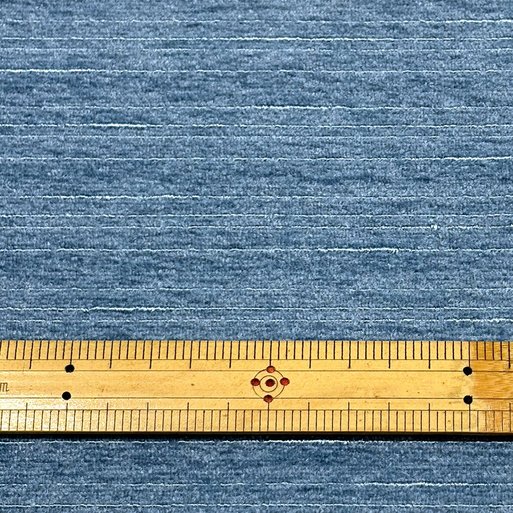 生地【 起毛ファブリック ブルーグレー 】起毛生地 100cm巾 ポリエステル ボーダー 厚手 厚い 人形 シンプル あったか 上品 高級感 立体感 滑らか スリッパ バッグ 巾着 ポーチ カバーリング ラグ インテリア ハンドメ
