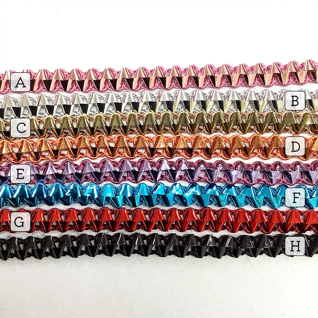 【★ラメブレードリボン 幅5mm】キラキララメリボン ホイルカラーリボン ハンドメイド資材 ピカピカ 手芸用テープ リボンブレード ゴージャス ブレード ハンドメイド 手芸用 パーツ 布雑貨 ラッピング 包装リボン ファブリッ