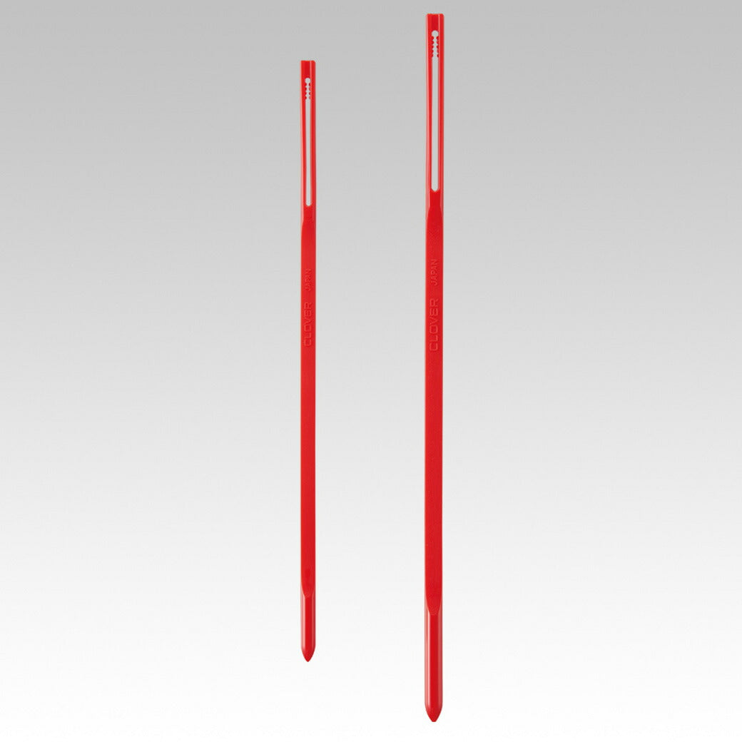 【 クロバー スピードひも通し (長・短2本セット) 35-111 】 ひも通し 2本入 ゴム通し 紐通し ヒモ通し スカートゴム バッグ 袖口 小物 袋物 clover ウエスト スカート パンツ ソーイング 洋裁 補修