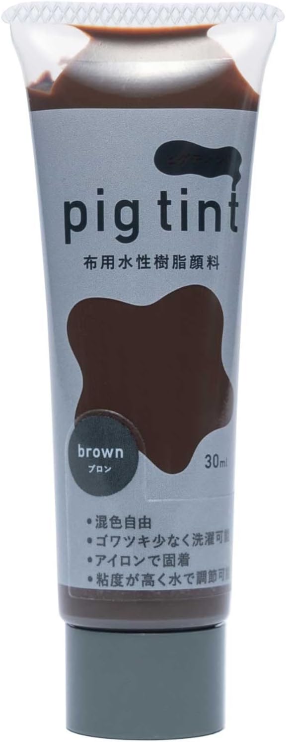 みやこ染 【 顔料 ピグティント pig tint 基本色10色 30ml 】 みやこ染め 桂屋 布用水性樹脂顔料 布用顔料 水性アクリル樹脂顔料 絵具 自由研究 混色 レース染め トートバッグ Tシャツ スクリーンプリント