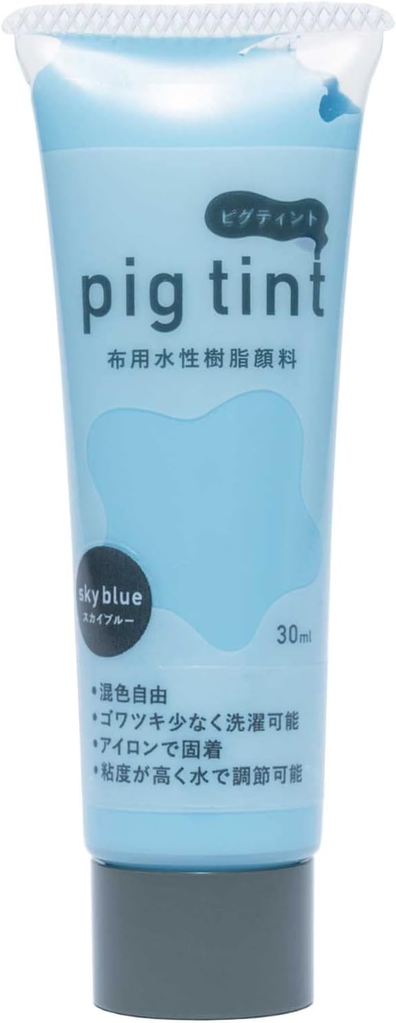 みやこ染 【 顔料 ピグティント pig tint 基本色10色 30ml 】 みやこ染め 桂屋 布用水性樹脂顔料 布用顔料 水性アクリル樹脂顔料 絵具 自由研究 混色 レース染め トートバッグ Tシャツ スクリーンプリント