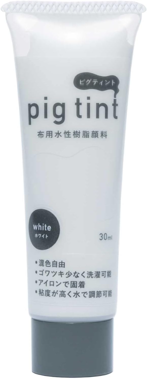 みやこ染 【 顔料 ピグティント pig tint 基本色10色 30ml 】 みやこ染め 桂屋 布用水性樹脂顔料 布用顔料 水性アクリル樹脂顔料 絵具 自由研究 混色 レース染め トートバッグ Tシャツ スクリーンプリント