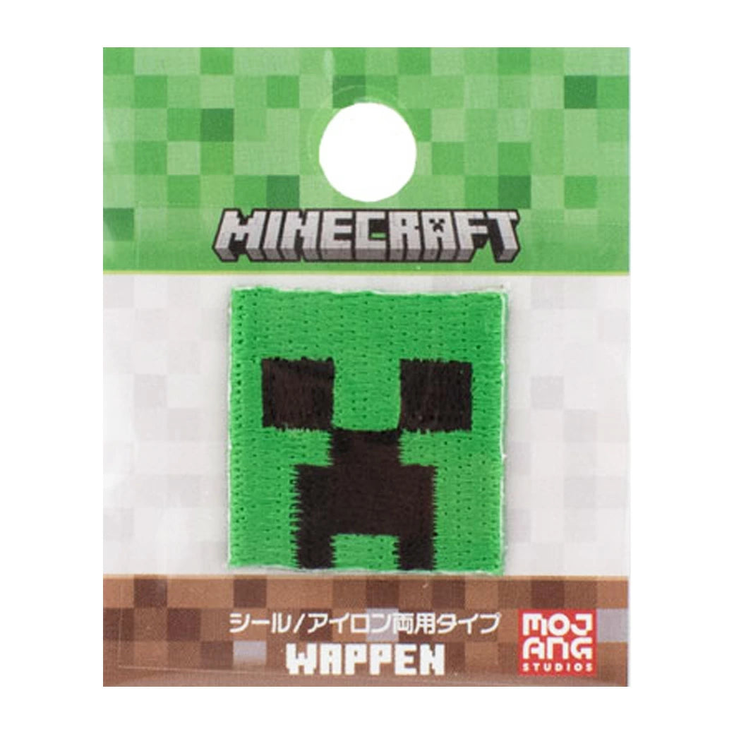 ワッペン【 MINECRAFT ワッペンシール ENDERMANアイコン MYS008 】 シール・アイロン接着両用タイプ マインクラフト