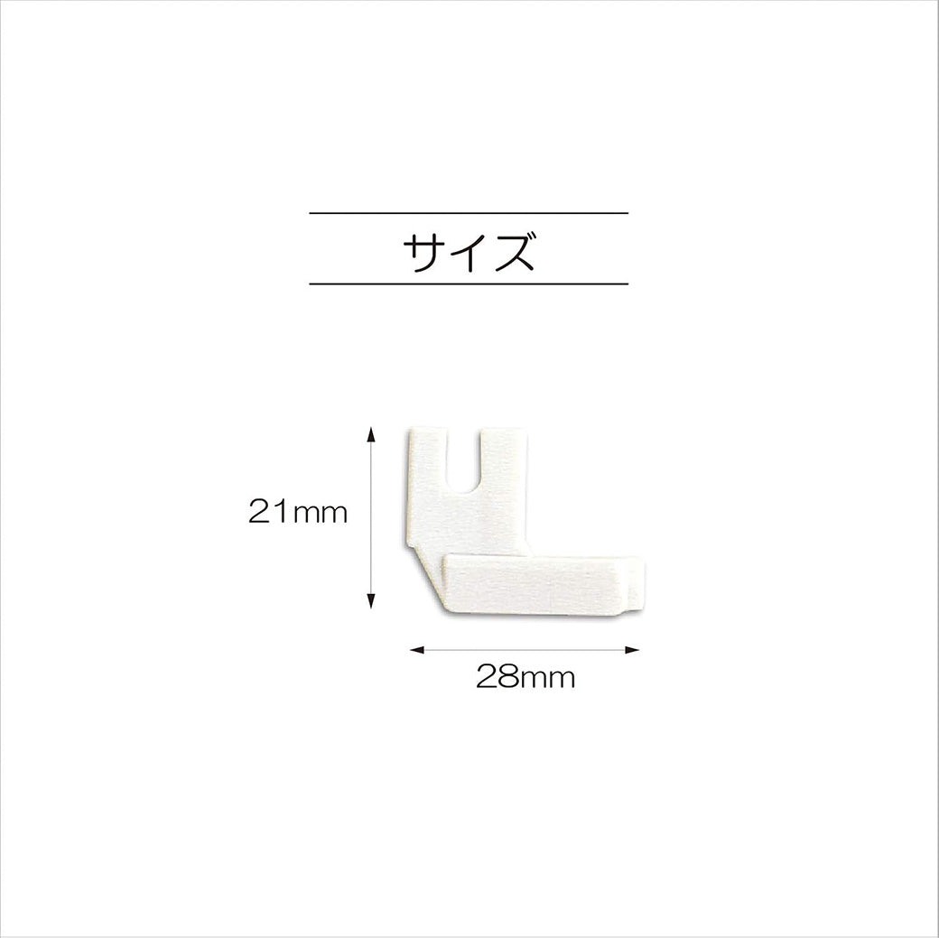 清原 【 サンコッコー コンシールファスナーガイド家庭用 2CC用 1個入 SUN30-37 】ミシン押さえ 家庭用ミシン専用 コンシールファスナー ミシンアタッチメント ミシン用品 ミシン作業 洋裁 裁縫 裁縫道具 ソーイン