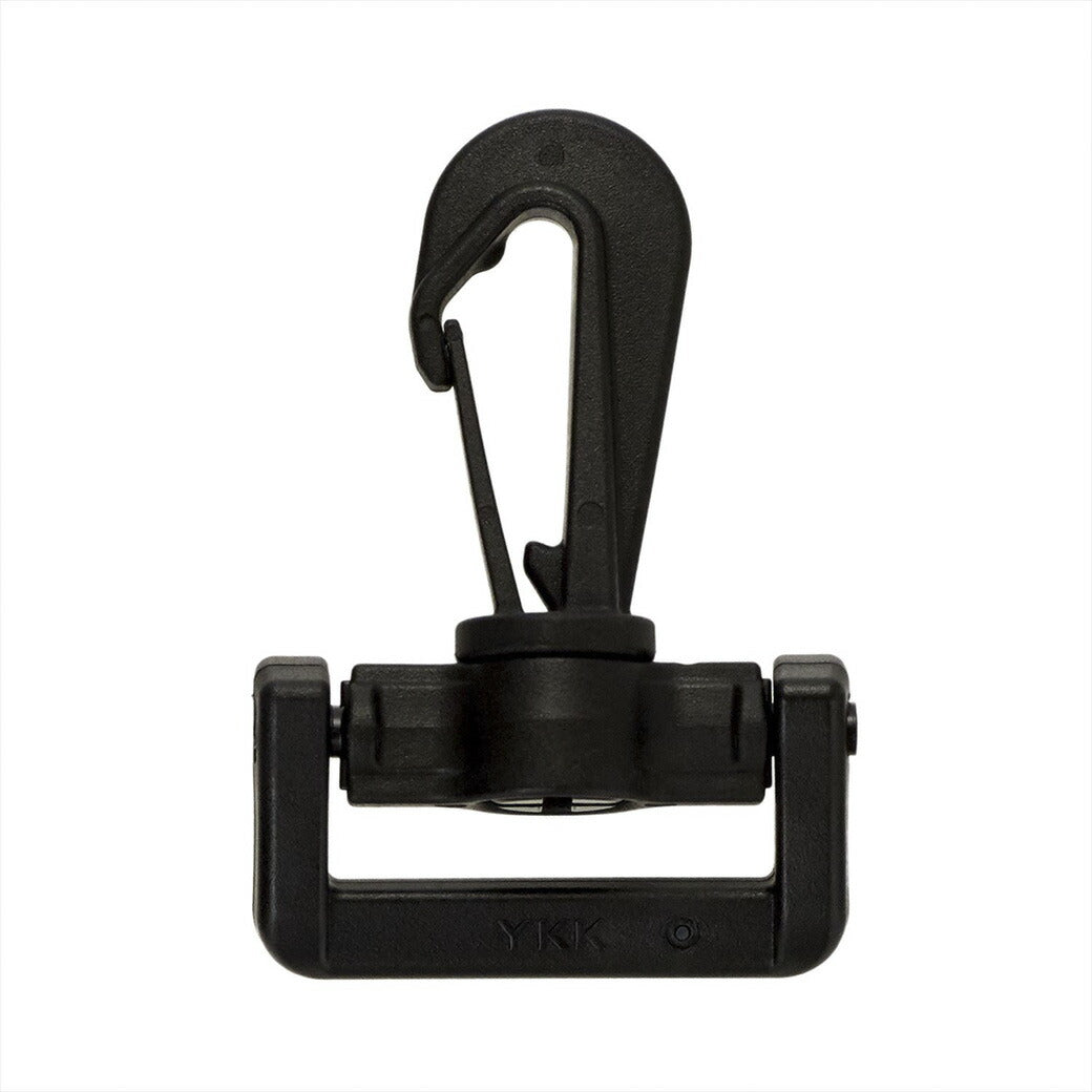 清原 【 サンコッコー プラスチックナスカン 25mm ブラック SUN16-56 】ねじれないナスカン 回転 フック バッグ ショルダー 手芸副材 回転フック ソーイング 手芸用品 裁縫道具 ノーション ハンドメイド パ