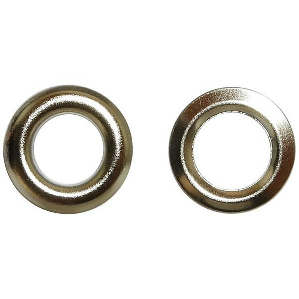 清原 【 サンコッコー 片面ハトメ #20 7mm ニッケル 12組入 SUN11-166 】真ちゅうハトメ 真鍮製 真ちゅう製 ハトメ 紐通し コード通し 強化 巾着バッグ ブレスレット スマホケース チョーカー バッグ