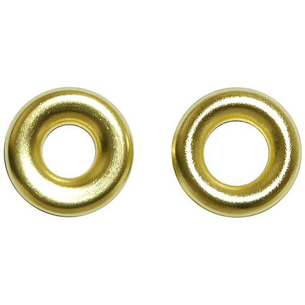 清原 【 サンコッコー 両面ハトメ #18 6mm ゴールド 10組入 SUN11-185 】真ちゅうハトメ 真鍮製 真ちゅう製 ハトメ 紐通し コード通し 強化 巾着バッグ ブレスレット スマホケース チョーカー バッグ
