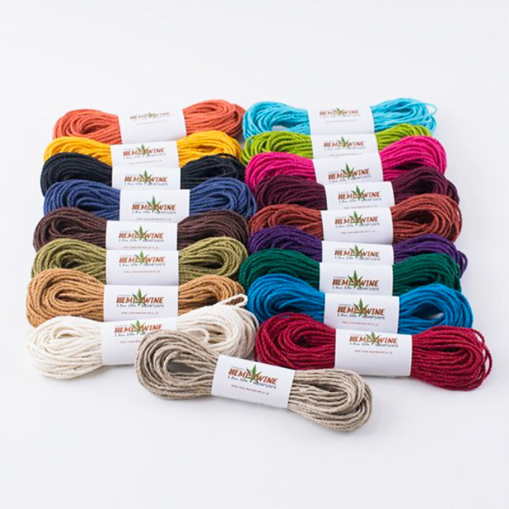 【 メルヘンアート HEMP TWINE 中タイプ 単色 10m 】麻紐 麻ひも 麻 ヘンプ糸 ヘンプ 細い 麻ひもクラフト クラフト ヘンプアクセサリー ヘンプブレスレット アクセサリー作り DIY 雑貨 かぎ針 かぎ針編み