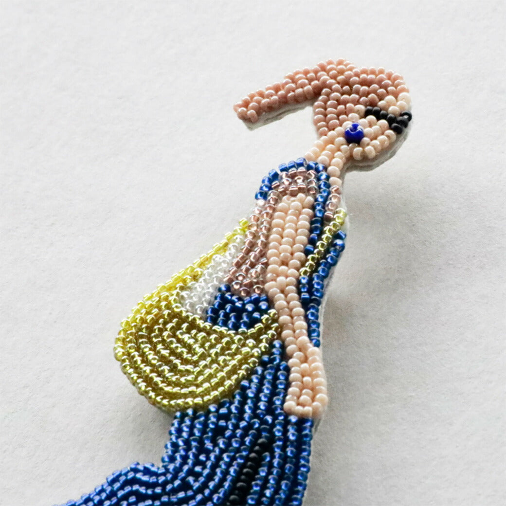 【 MIYUKI おでかけブローチ ショッピング 】 刺しゅうキット ブローチ ビーズ刺繍 刺しゅう ビーズキット ビーズ 刺繍 おでかけ アクセサリー おでかけブローチキット はらぺこブローチキット ビーズ刺繍キット ビーズ刺繍 miyuki お出かけブローチ Textile World TOA<br>