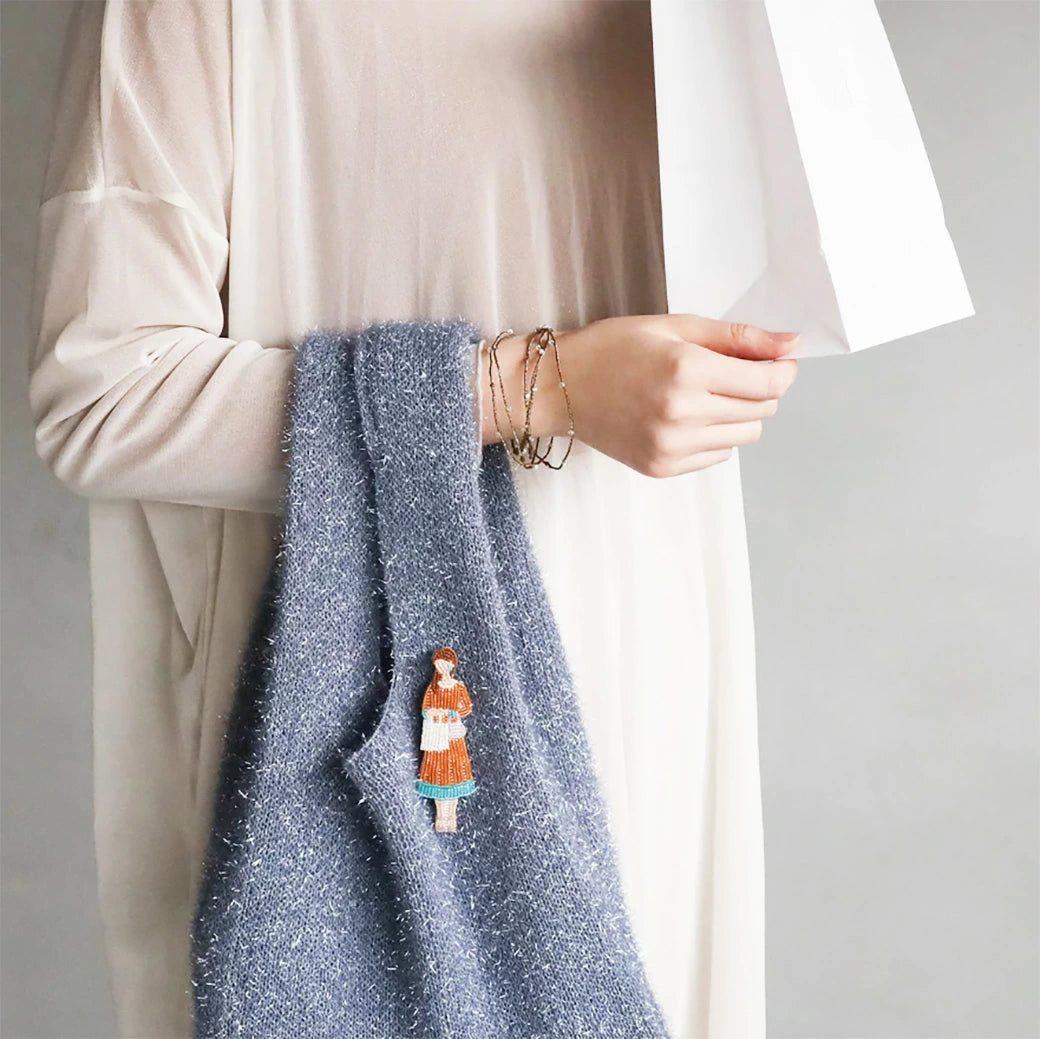 【 MIYUKI おでかけブローチ およばれ 】 刺しゅうキット ブローチ ビーズ刺繍