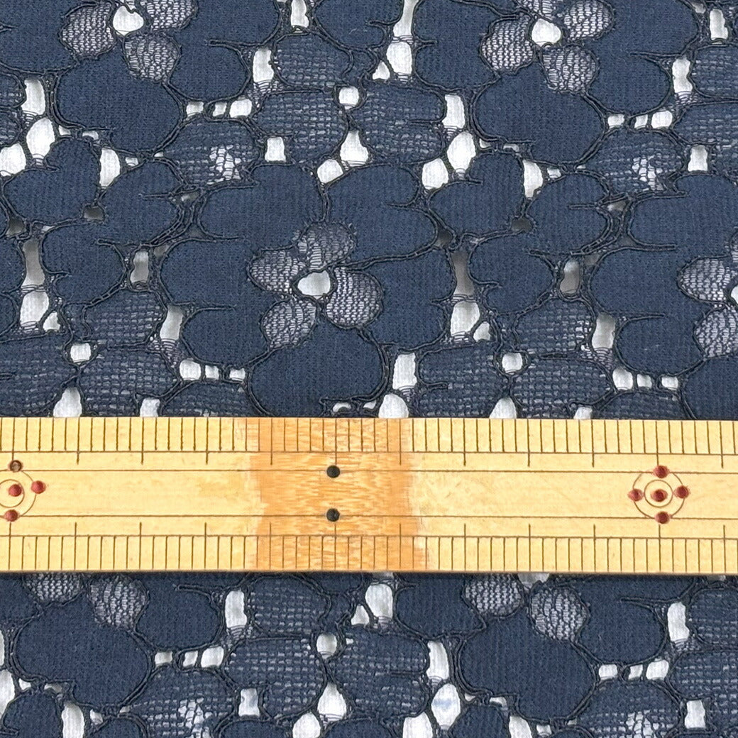 生地 【 フラワーコードレース 】 コードレース コードレース生地 レース レース生地 刺繍 レース刺繍 花柄 小花 カーテン グローブ 手袋 ベール ブライダル ウェディング コスプレ 半襟 衣装 仮装 ドレス 舞台衣装 スカート エレガント ポリエステル Textile World TOA