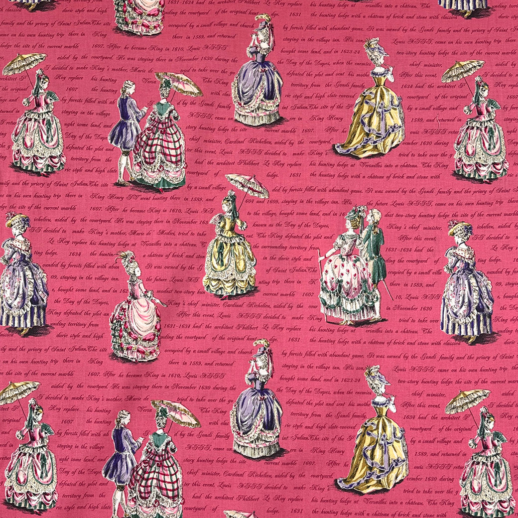 生地 【 QUILT GATE 貴婦人 ローズ 】 キルトゲイト シーチング生地