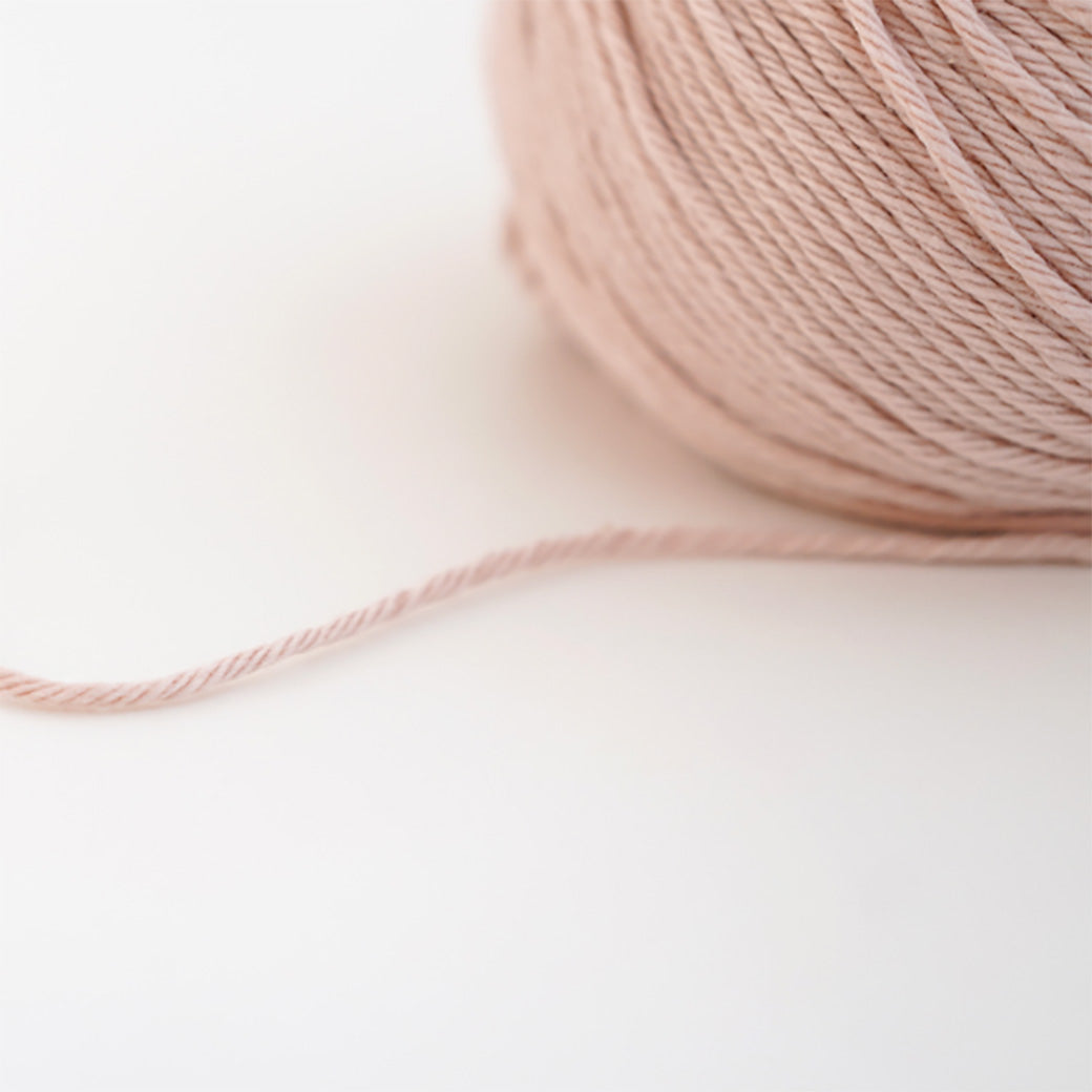 毛糸 【 DARUMA Knitting Cotton ライトグレー 50g巻 】 ニッティングコットン ストレートヤーン糸 DARUMA 達磨 ダルマ