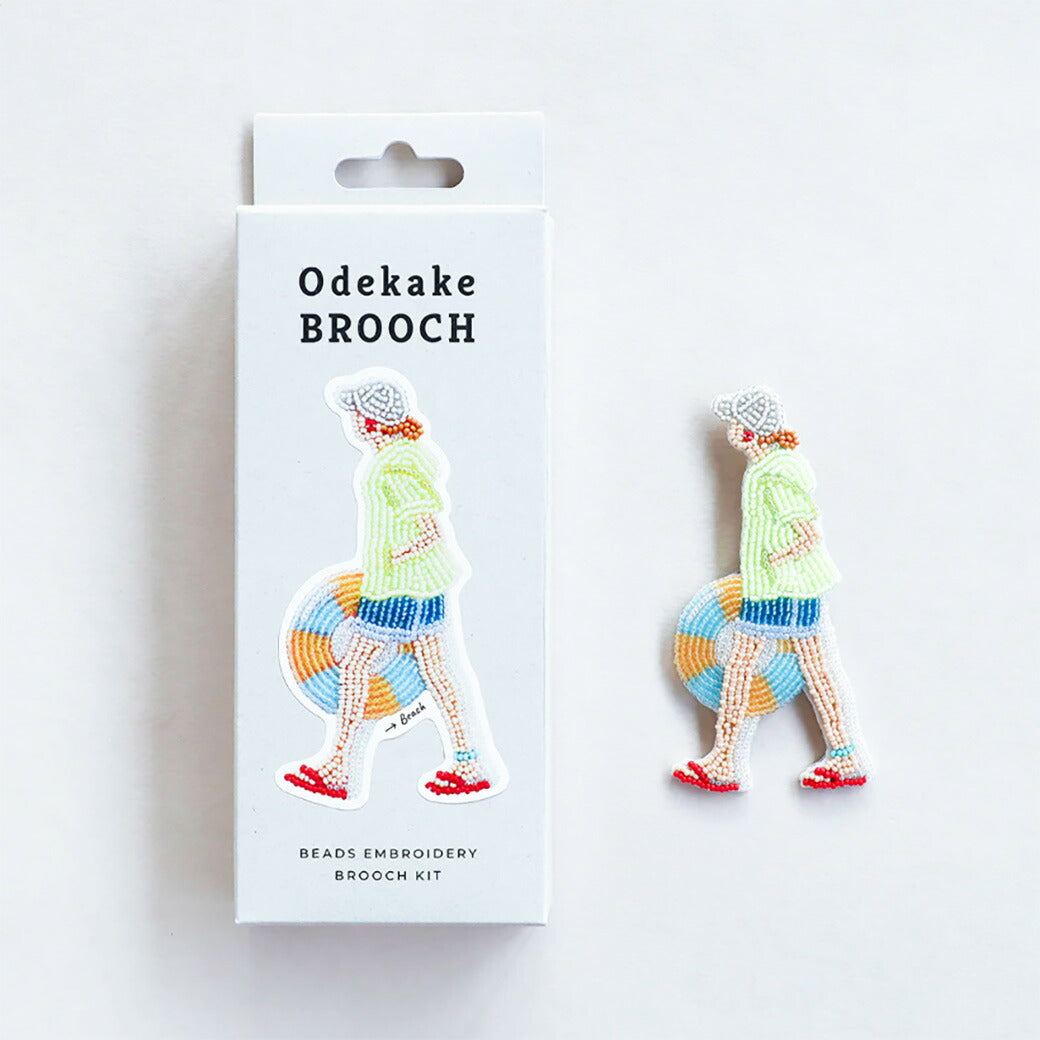 【 MIYUKI おでかけブローチ ビーチ 】 刺しゅうキット ブローチ ビーズ刺繍 刺しゅう ビーズキット ビーズ 刺繍 おでかけ アクセサリー ミユキ おでかけブローチキット はらぺこブローチキット ビーズ刺繍キット ビーズ刺繍 miyuki お出かけブローチ Textile World TOA<br>