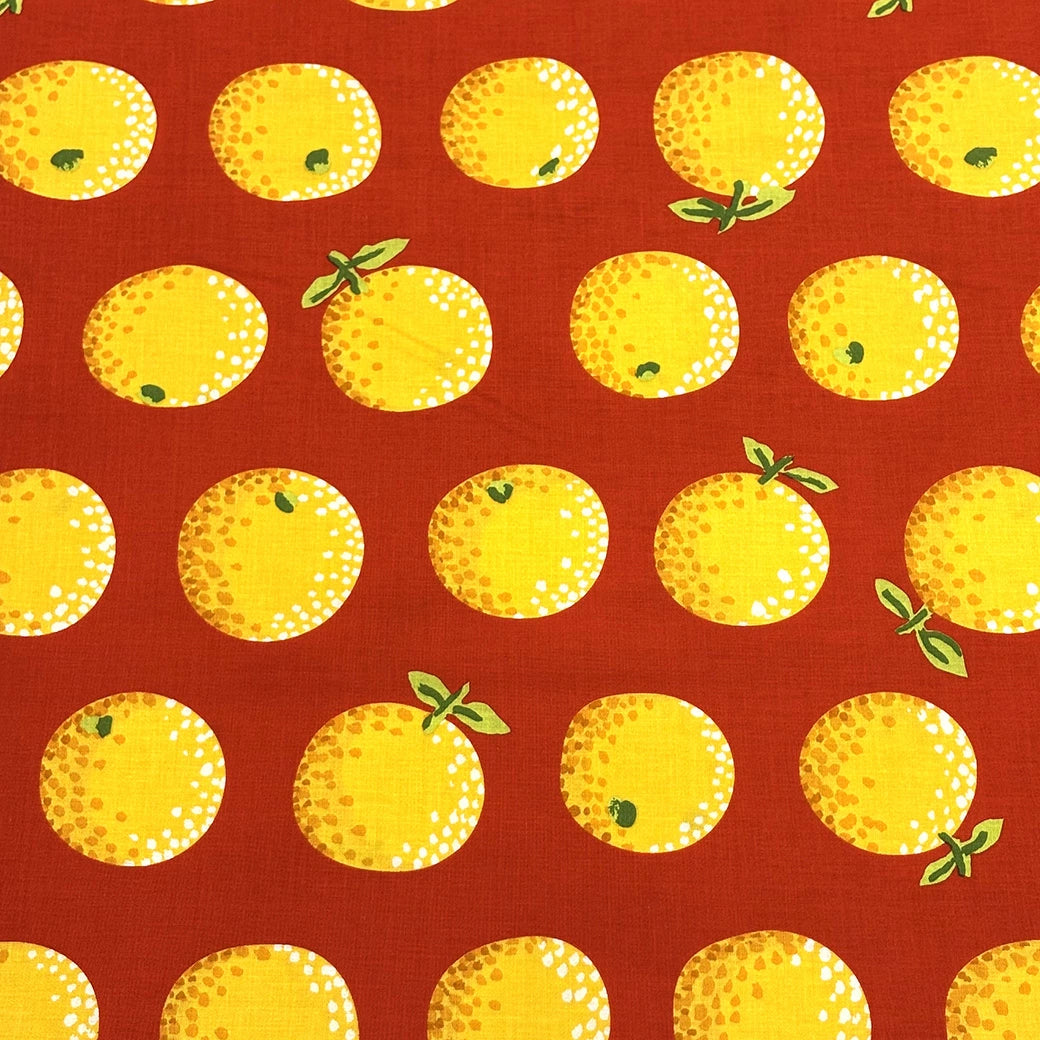 生地 【 Oranges オレンジズ レッド 】 ケイフファセットコレクティブ