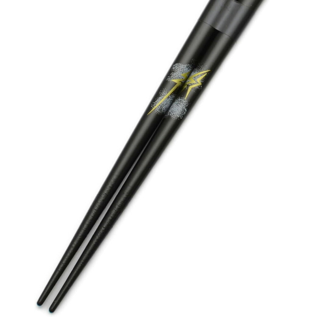 【 男一代 約23.5cm 2種 】 アオバ 箸 若狭塗箸 風神雷神 龍 滑り止め加工 天然木 塗り箸 日本 インバウンド 和風 和柄 高級塗り箸 プレゼント箸 ギフト Textile World TOA