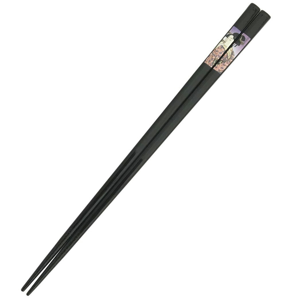 【 食洗機対応 箸 約23cm 6種 】 アオバ 箸 滑り止め加工 天然木 浮世絵 歌麿 写楽 とんぼ玉 日本画 凱風快晴 稲妻雷五郎 恩返し 鶴 にらめっこ だるま 富士山 塗り箸 日本 インバウンド 和風 和ごころ 高級塗り箸