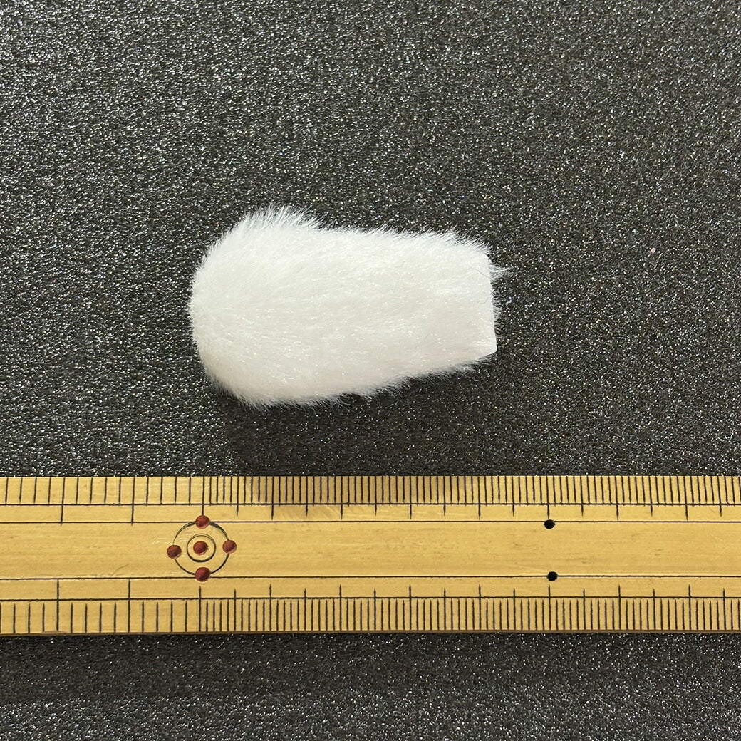 【 デコパーツ うさ耳 2色 】 デコ パーツ うさぎ耳 動物モチーフ かわいい ふわふわ パーツ 推し活 チャーム ヘアアクセ 人形 デコレーション 飾り物 装飾 ハンドメイド用品 手芸用品 ハンドクラフト Textile World TOA