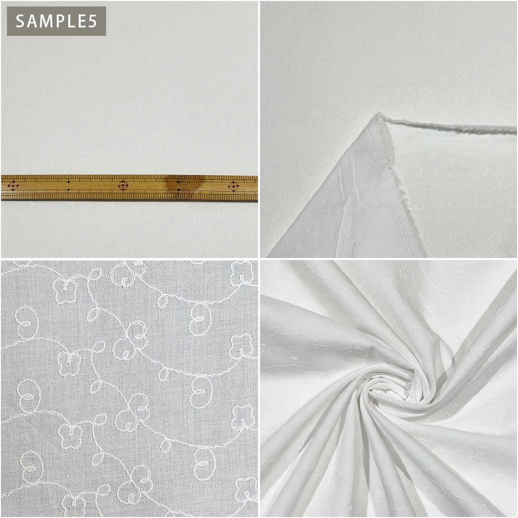 【訳あり】 エンブロイダリーレース 135cm巾 10m 反売り