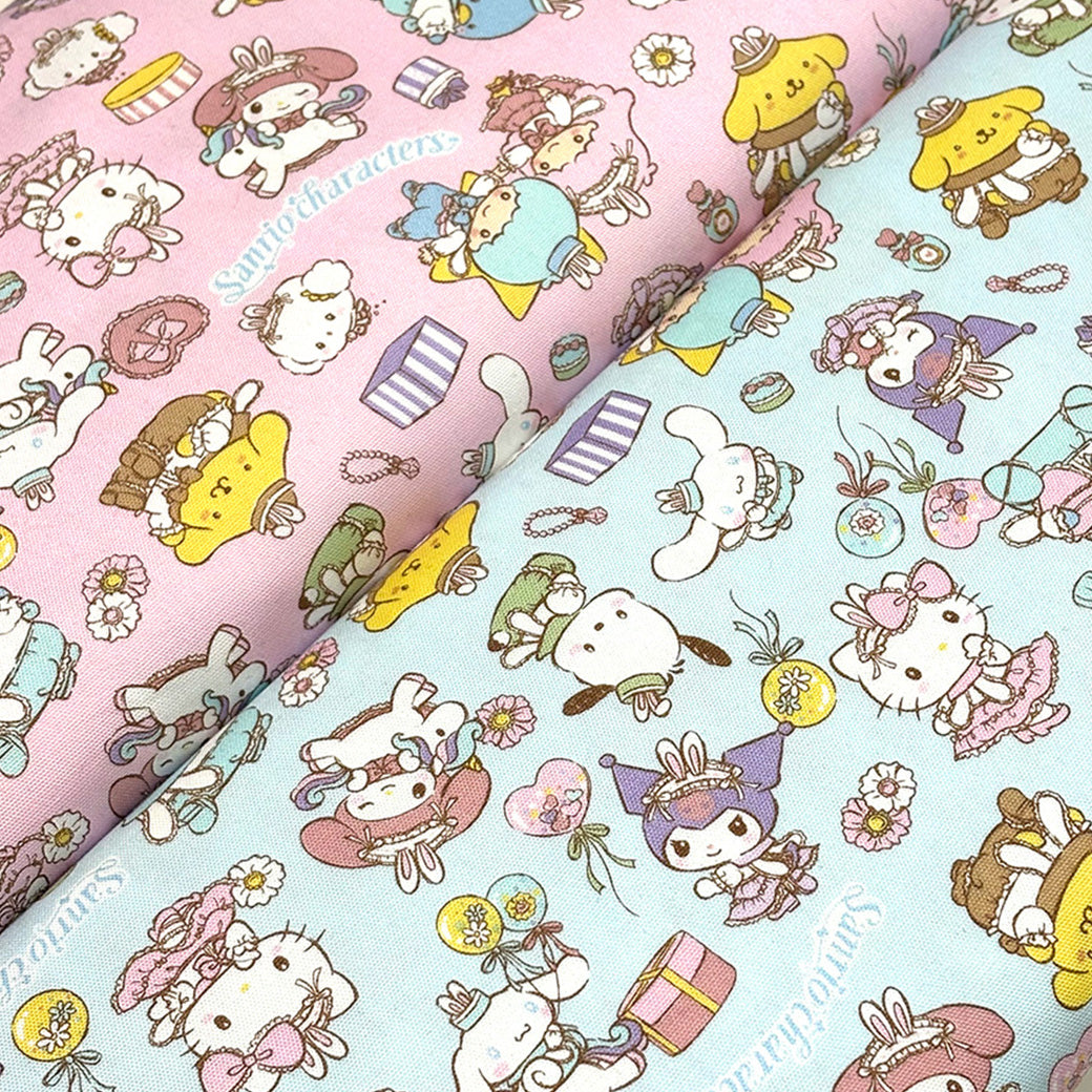 サンリオキャラクタープリント生地