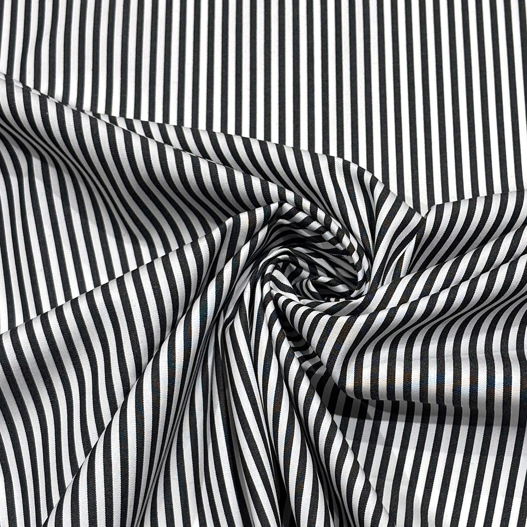 ストライプ先染め生地